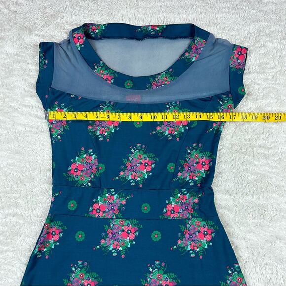 Zoe Loveborn floral print dress, size 38 or us small - Picture 5 of 8